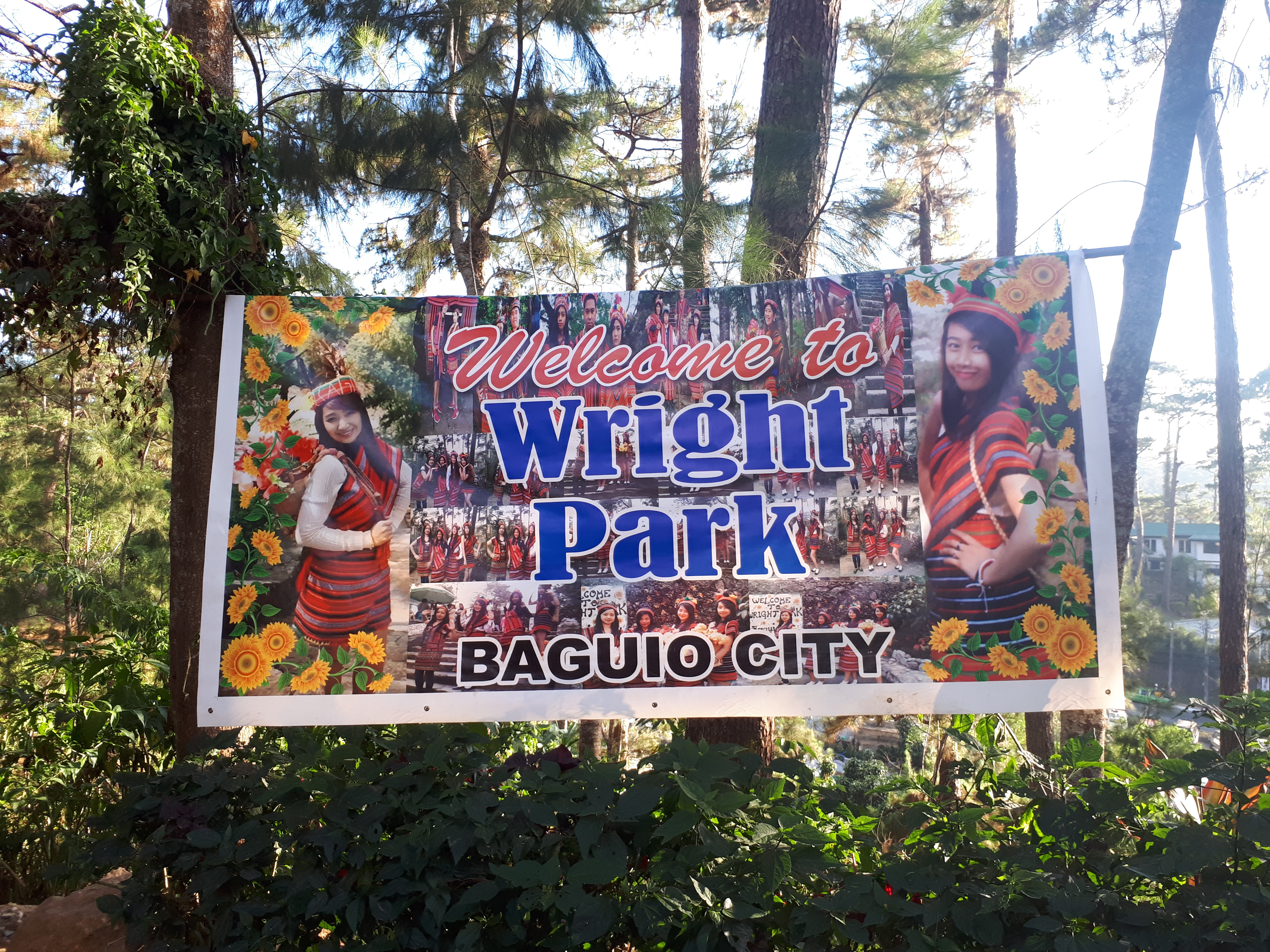 Ang mga hagdan-hagdan ng Baguio Botanical Garden, maikling lakad mula sa Wright Park